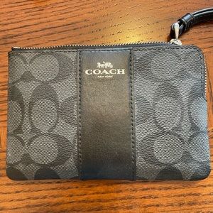 Black Coach Wristlet